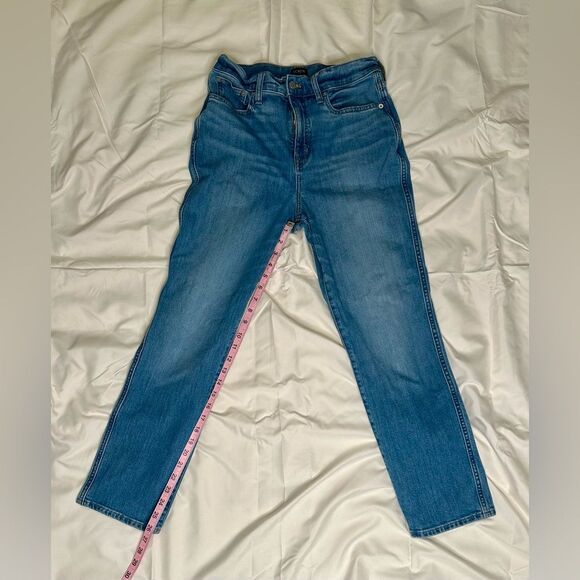 J.Crew High-Rise Classic Vintage Straight-Leg Jeans Size 28 Medium Wash G7007 - Picture 10 of 11